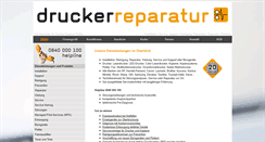Desktop Screenshot of drucker-reparatur.ch