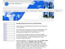 Tablet Screenshot of drucker-reparatur.com